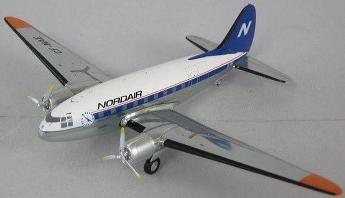 1/200 WESTERN-MODELS CURTIS C46-1CU COMMANDO NORDAIR (LIMITED EDITION of 120)