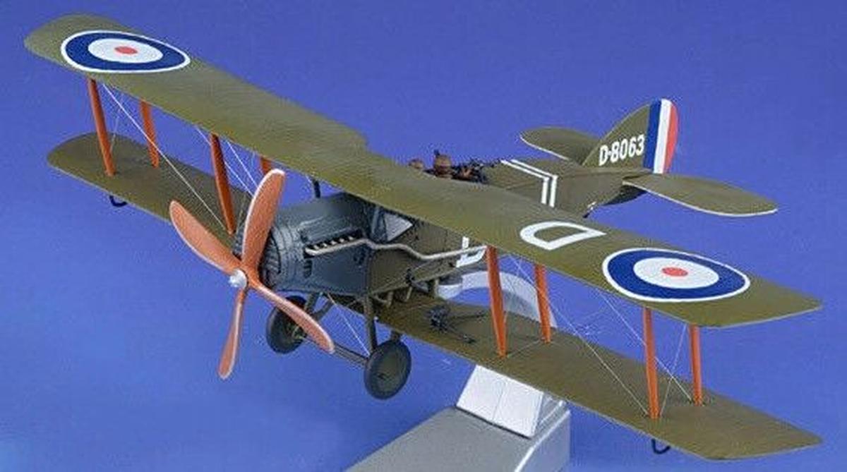 1/48 CORGI (AA28801) BRISTOL F2B FIGHTER (D-8063) - Royal Flight - William George "Billy" Barker - Villavera, Italy Sept 1918 - No. 139 Sqdn - ROYAL AIRFORCE (LIMTED EDITION #1855 of ONLY 1900)