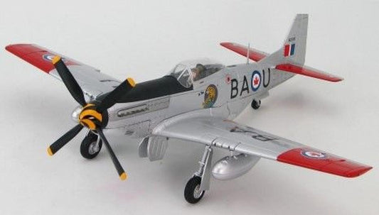 1/48 HOBBYMASTER (HA7733) NORTH-AMERICAN P51D MUNSTANG MK-IV (BA-U - #9255) - Mount Hope, Ontario 1950s - 424 Tiger Sqdn - ROYAL CANADIAN AIRFORCE (LIMITED EDITION of ONLY 600)