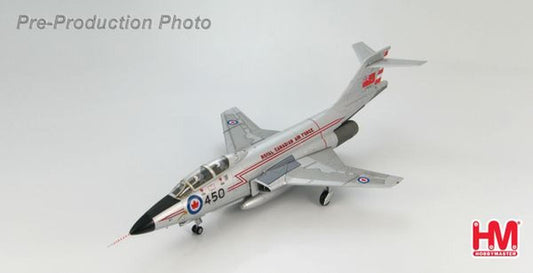 1/72 HOBBYMASTER (HA3709) McDONNELL CF101B VOODOO (17450) - RCAF High Vis Polished Livery with Lightning Bolt - R.C.A.F. 410-SQDN C.F.B. UPLANDS, ONTARIO 1960's (LIMITED EDITION of ONLY 700)