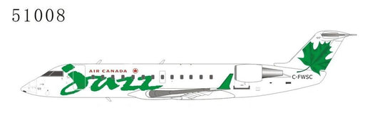 1/200 NG-MODELS BOMBARDIER CRJ100ER AIR CANADA JAZZ GREEN MAPLE LEAF (LIMITED EDITION)