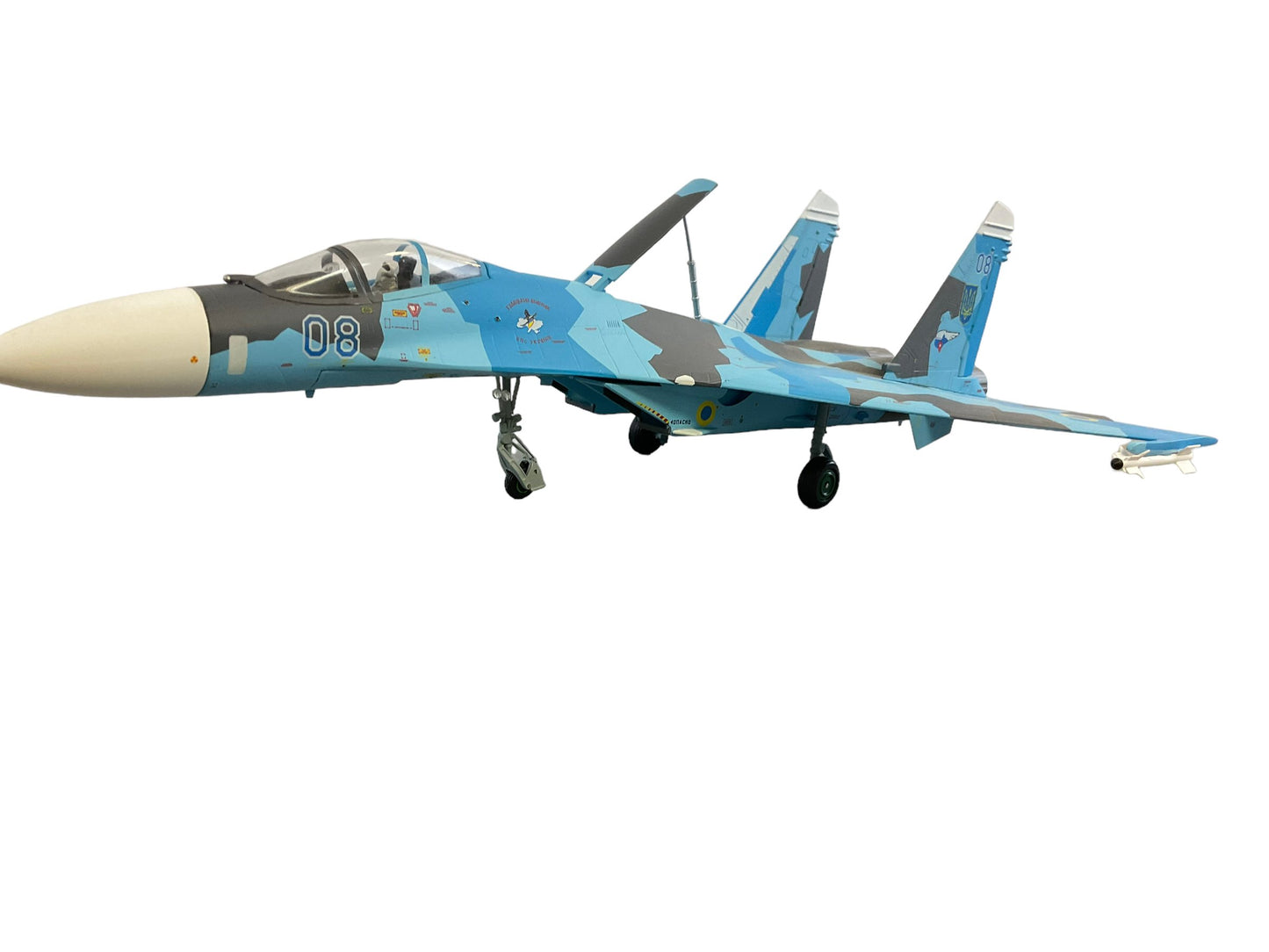 Ukrainian Air Force Sukhoi Su-27 Flanker JC Wings 1:72 Scale Die Cast Model NIB