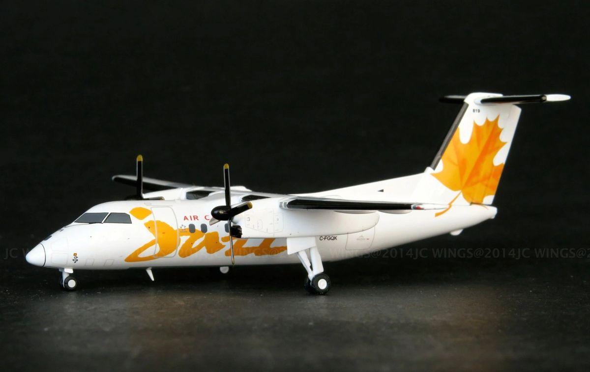 1/200 JC-WINGS BOMBARDIER (DHC8-102) DASH8 AIR CANADA JAZZ YELLOW (LIMITED EDITION)