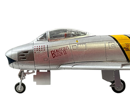 1/72 HobbyMaster (HA4306) North American F86F Sabre (c/n 51-2910) "Beauteous Butch II" flown by Joseph C. McConnell Jr. {TOP ACE with 16 Kills) Suwon AB, South Korea 1953, 39th FS, 51st FW, U.S.A.F. (Limited Edition of 1000)