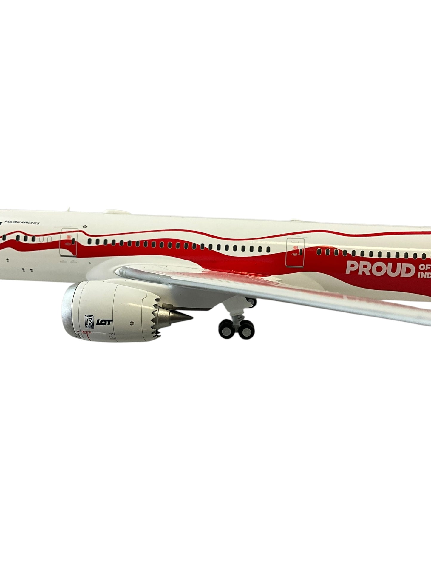 1/200 JC WINGS BOEING B787-9 LOT POLISH AIRLINES * PROUD of POLAND'S INDEPENDENCE *