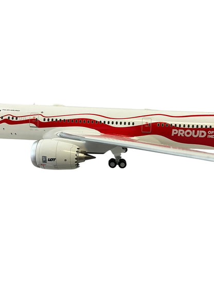 1/200 JC WINGS BOEING B787-9 LOT POLISH AIRLINES * PROUD of POLAND'S INDEPENDENCE *