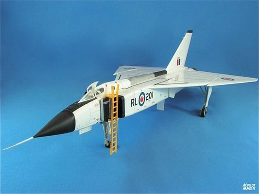 1/72 CANADIAN-WARPLANE-HERITAGE-MUSEUM (HOBBYMASTER) (CWH003) AVRO (CANADA) CF105 ARROW (25201) RL201 FIRST FLIGHT by Jan ZURAKOWSKI Mar-25, 1958 (LIMITED EDITION of 2500)