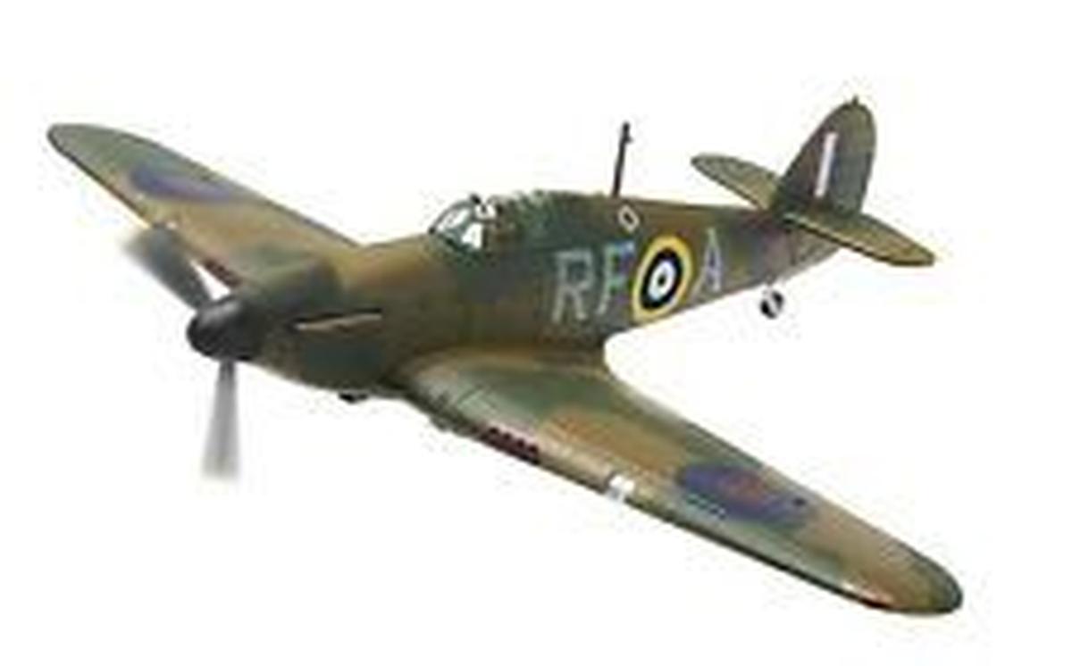 1/72 CORGI (AA27602) HAWKER-HURRICANE MK-1 (RF-A P3120) FLG-OFF Z.K.HENNEBERG POLISH AIRFORCE 303-SQUADRON NORTHHOLT BATTLE of BRITAIN 1940 (LIMITED EDITION of 1600)