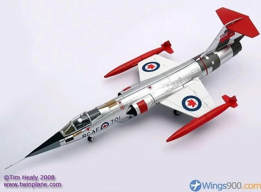 1/72 HOBBYMASTER (HA1011) CANADAIR CF104 STARFIGHTER (12701) - High Vis Highly Polished with DayGlo Livery - R.C.A.F. COLD LAKE, ALBERTA 1967 (LIMITED EDITION of ONLY 1500)