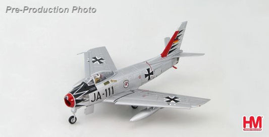 1/72 HOBBYMASTER (HA4308) CANADAIR CL13 SABRE MK-6 (JA-111) DEUTCHE BUNDES LUFTWAFFE JG-71 " RICHTHOFEN " OberstLeutnant Erich HARTMANN (ACE-of-ACES with 352 KILLS) 1960 (LIMITED EDITION of ONLY 600)