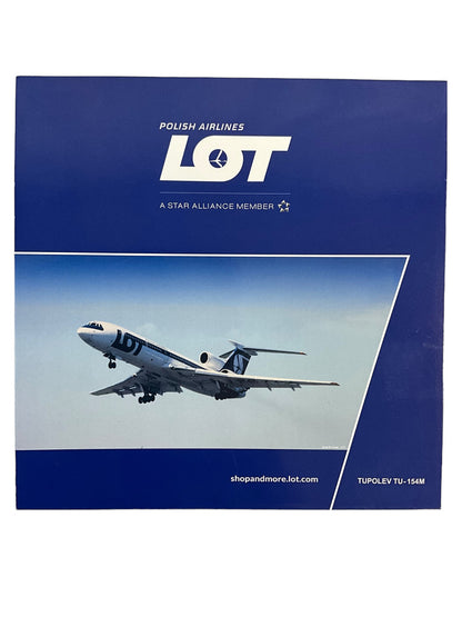 1/200 Herpa Tupolev TU154M LOT Polish Airlines