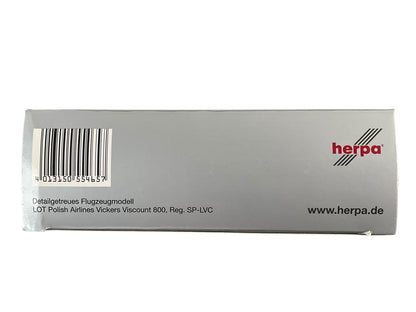 1/200 HERPA (HE554657) Vickers Viscount V804 (SP-LVC) LOT Polish Airlines 1962-1967