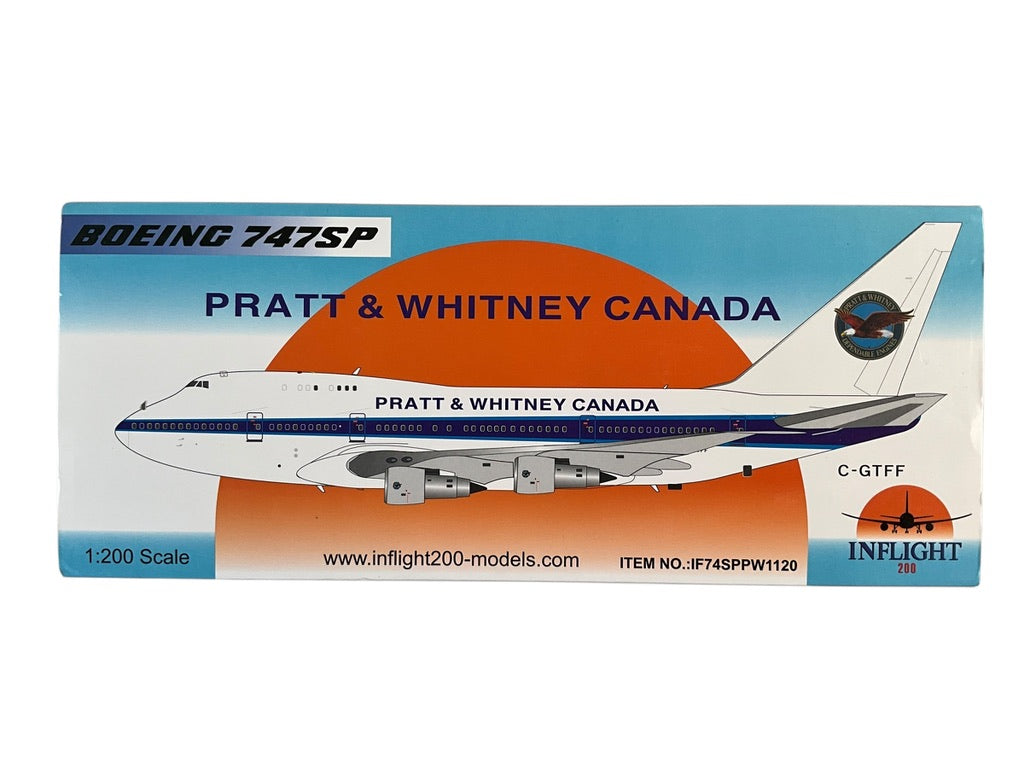 1/200 Inflight200 (IF74SPPW1120) Boeing B747SP (C-GTFF) "Engine Test Flight Aircraft" Pratt & Whitney Canada (Limited Edition)