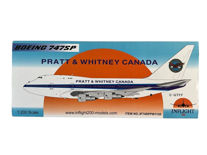 1/200 Inflight200 (IF74SPPW1120) Boeing B747SP (C-GTFF) "Engine Test Flight Aircraft" Pratt & Whitney Canada (Limited Edition)