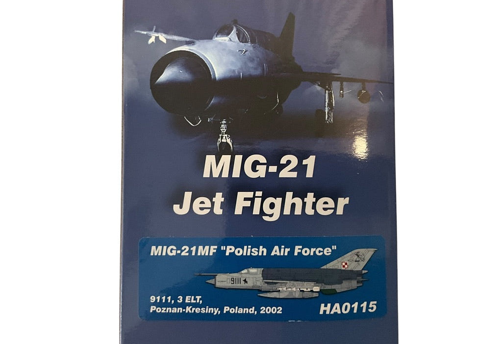 1/72 HobbyMaster (HA0115) Mikoyan MiG21MF (9111) Lo-Vis NATO Grey Camo 2002 Poznan-Kresiny, 3 ELT, Polish AirForce (Limited Edition)