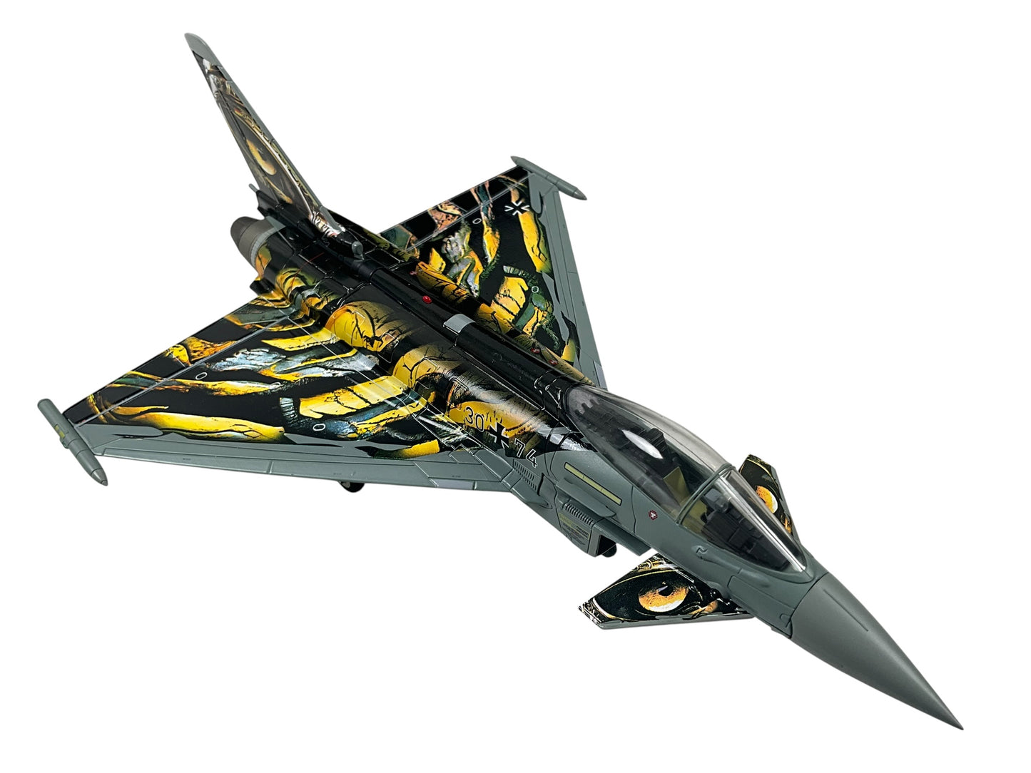 1/72 HobbyMaster (HA6631) EuroFighter EF2000 Typhoon-S (30+74) "Castle Tiger" Tactical Air Wing 74 (TaktLwG 74) "Bavarian Tigers" Deutsche Bundes Luftwaffe (Limited Edition)