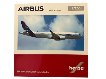 1/200 Herpa (559515) Airbus A220-300 (C-FFDO) "Airbus House Livery" Airbus (Limited Edition)