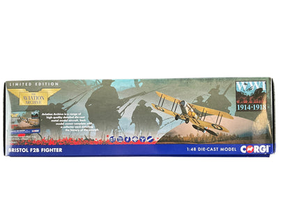 1/48 CORGI (AA28801) BRISTOL F2B FIGHTER (D-8063) - Royal Flight - William George "Billy" Barker - Villavera, Italy Sept 1918 - No. 139 Sqdn - ROYAL AIRFORCE (LIMTED EDITION #1855 of ONLY 1900)
