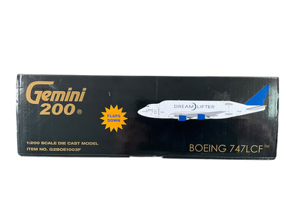 1/200 Gemini200 (G2BOE1003F) Boeing B747-400LCF DreamLifter (N718BA) "Flaps Down" The Boeing Company (Limited Edition) 2021 Release