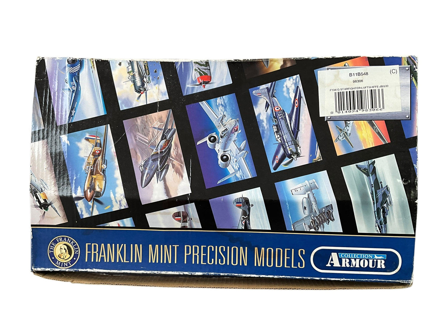 1/48 Franklin Mint/Armour (B11B548 / 98306) Lockheed (Messerschmitt) F104G Starfighter (21+67) Buchel AB 1985, JBG33 Deutsche Bundes Luftwaffe (Limited Edition)