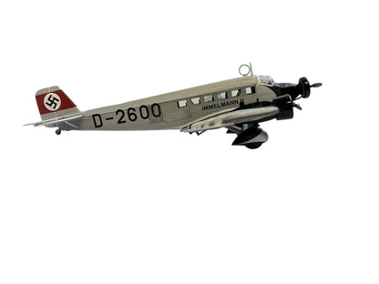 1/72 CORGI (AA36909) JUNKERS JU52-3Mfe (D-2600) * IMMELMANN-II * LUFTHANSA (2nd-LIVERY THIRD-REICH) * ADOLF HITLER'S PERSONAL TRANSPORT AIRCAFT * 1933-1945 (LIMITED EDITION #789 of ONLY 1200)