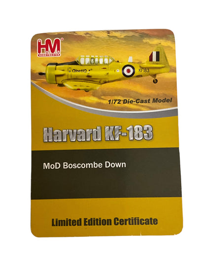 1/72 HOBBYMASTER NOORDYN T6 TEXAN HARVARD (LIMITED EDITION of 1000)