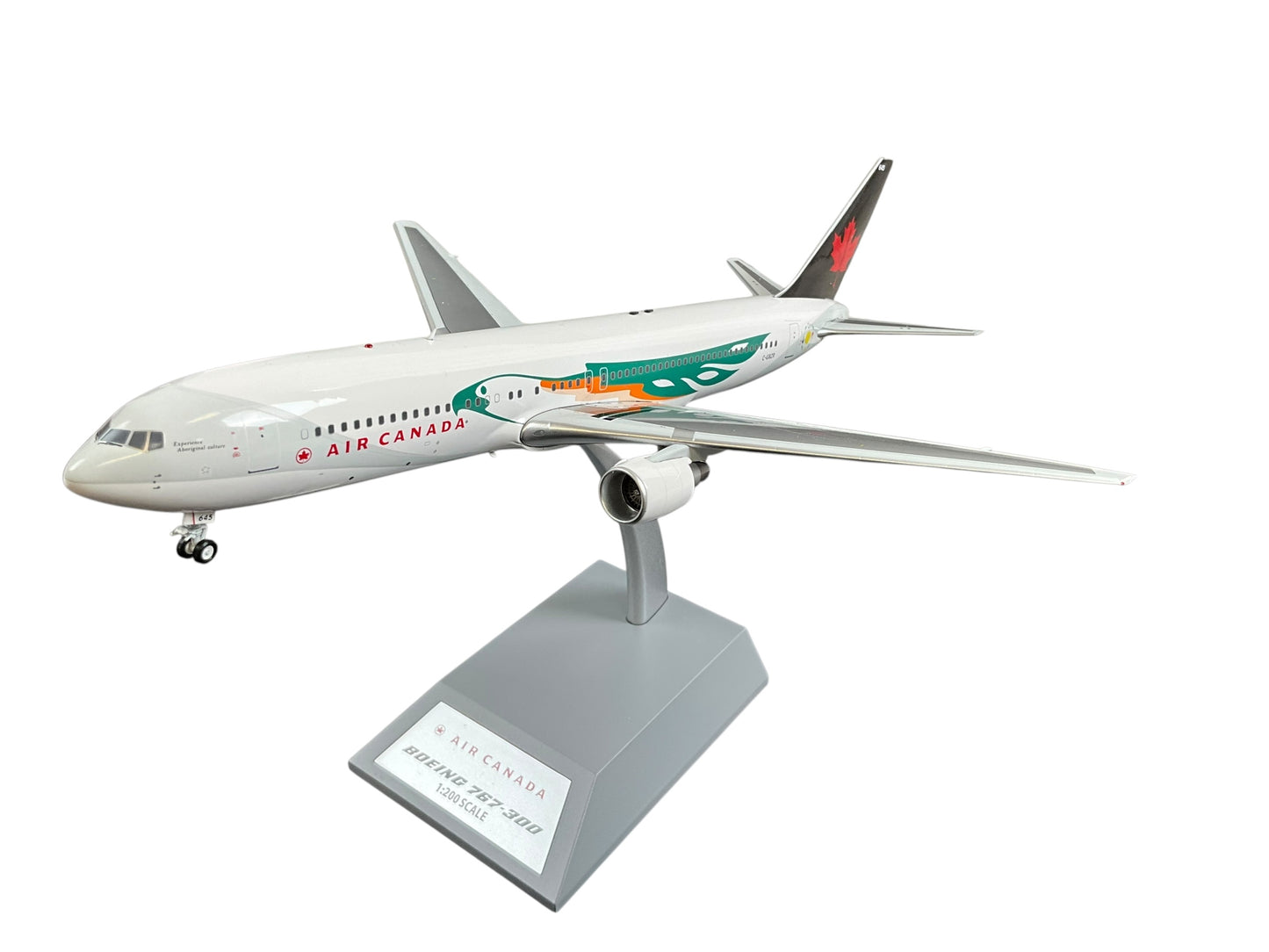 1/200 (Inflight200) B-Models (B763ACBZR) Boeing B767-300ER (C-GBZR) "Free Spirit - Experience Aboriginal Culture" 4th ACA Livery w/Ptarmigan, Air Canada (Limited Edition)