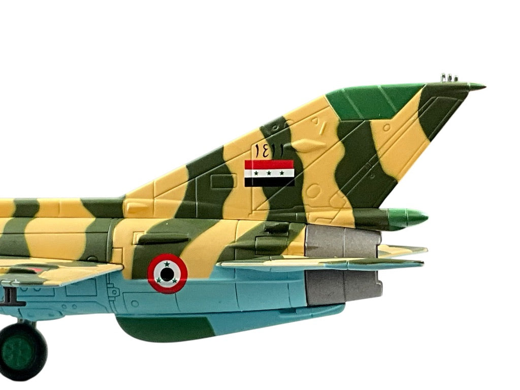 1/72 HobbyMaster (HA0188) Mikoyan MiG21FL Fishbed-D (Black 1411) Syria, Early 1970's Syrian Arab Air Force (Limited Edition)