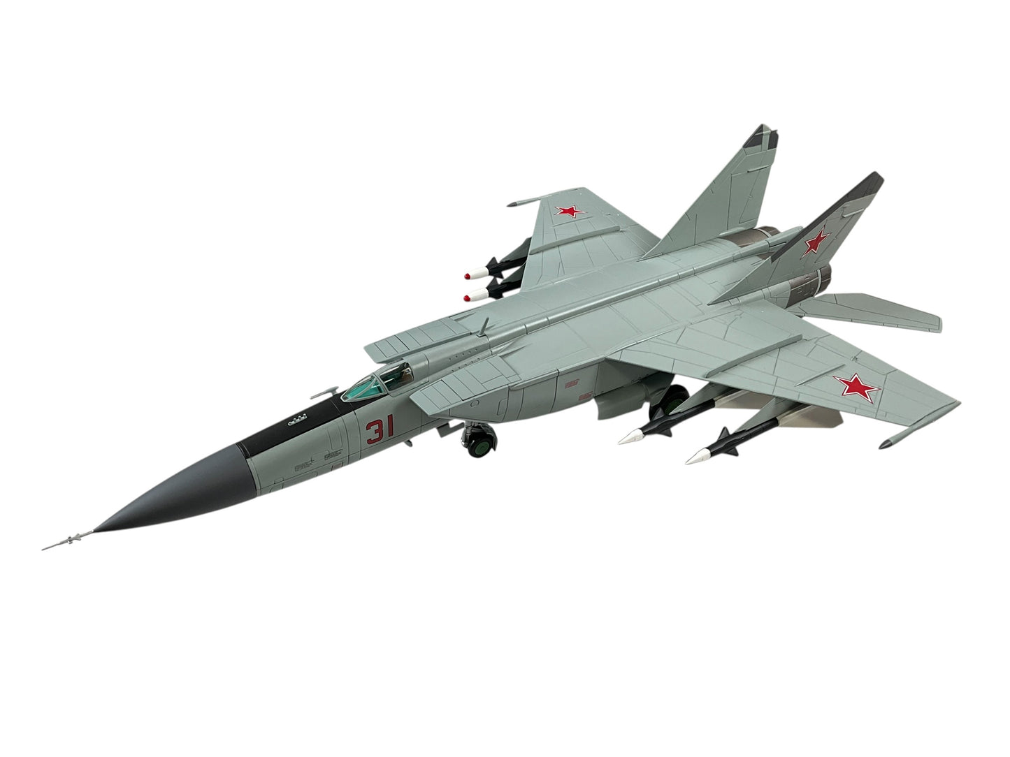 1/72 HobbyMaster (HA5601) Mikoyan MiG25P Foxbat (Red 31) flown by Lt. (Sg.) V. Belenko defection to  Hakodate, Japan 1976 513th Fighter Rgt, 11th Air Army, Soviet Air Force (Limited Edition) 2017 Release