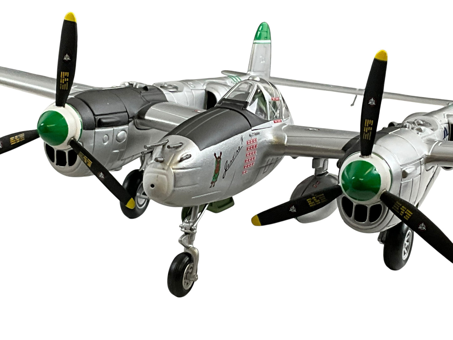 1/48 Armour/Franklin Mint (98170) Lockheed P38 Lightning "Jandina IV" flown by Major J.T.Robbins (22 Kills) 80FS-8FG U.S.A.A.F. (Limited Edition) P38 2001 Release