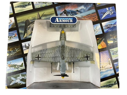 1/48 Franklin Mint/Armour (B11E183) Junkerts JU87D Stuka (S2-LT) Grey with White Waves Winter Camo IX/STG77 WWII Deutsche Reich Luftwaffe (Limited Edition)