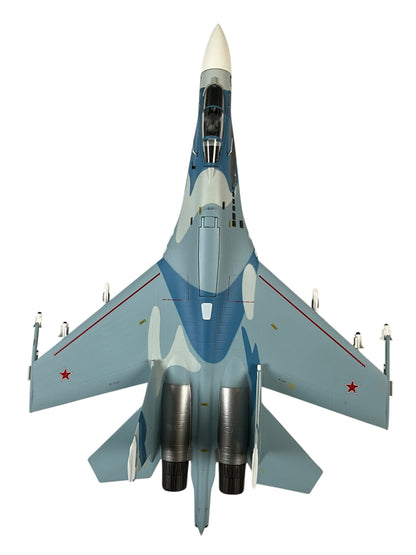 1/72 (Witty Wings) Sky Guardians (WTW-72-014-007) Sukhoi SU27 Flanker-B (Blue 38) "Evil Eye" 3-Tone Blue Splinter Pattern Camo, Russian Air Force (Limited Edition)