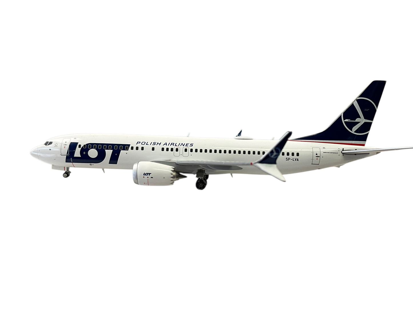 1/200 Gemini200 (G2LOT707) Boeing B737-MAX8 (SP-LVA) LOT Polish Airlines (Limited Edition) 2018 Release )