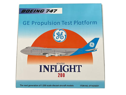 1/200 Inflight200 (IF742GE01) Boeing B742-121 (N747GE) "GE Propulsion Test Platform" General Electric (Limited Edition)