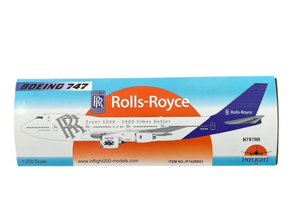 1/200 Inflight200 (IF742RR01) Boeing B747-267B (N787RR) "Trent 1000 - 1000 times better" - RR Flying Testbed - Rolls-Royce (limited Edition)