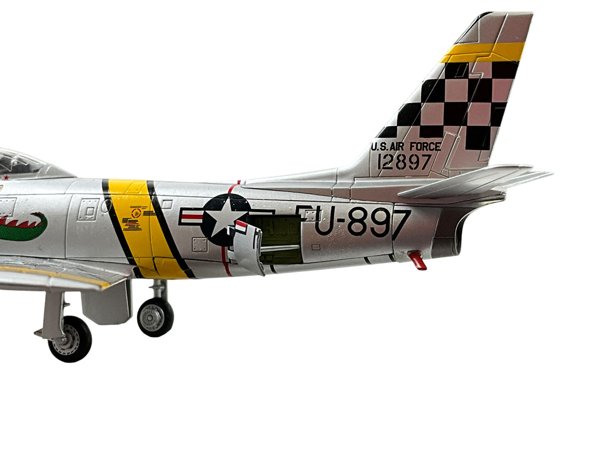 1/72 HobbyMaster (HA4301) North American F86F Sabre (FU897 c/n 12897) "The Huff" flown by Lt. Jim Thompson (2 Kills) 1953 Suwon AB, South Korea, 39th FS, 51st FW,  U.S.A.F. (Limited Edition of 2000)