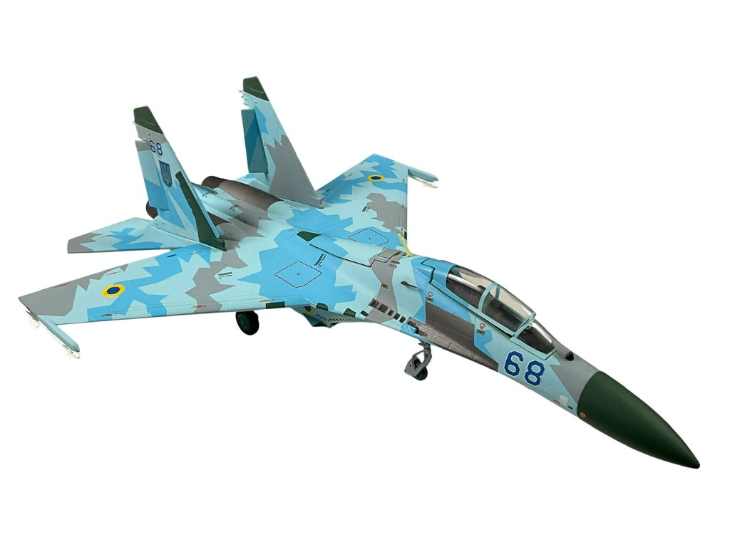 1/72 JC Wings (JCW-72-SU27-009) Sukhoi Su27UB Flanker-C (Blue 68) "Sky Blue Splinter Pattern Camo" 831 IRP, Ukraine Air Force (Limited Edition #270 of 600)