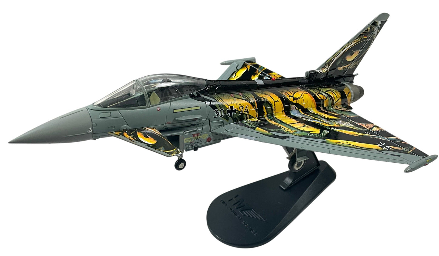 1/72 HobbyMaster (HA6631) EuroFighter EF2000 Typhoon-S (30+74) "Castle Tiger" Tactical Air Wing 74 (TaktLwG 74) "Bavarian Tigers" Deutsche Bundes Luftwaffe (Limited Edition)