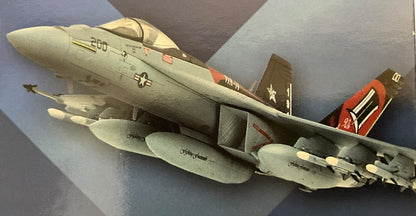1/72 HobbyMaster (HA5105) Mcdonnell Douglas F/A18E Super Hornet (168912) June 2017 "SU22 Killer" USS George H.W. Bush VFA87 U.S. Navy (Limited Edition)