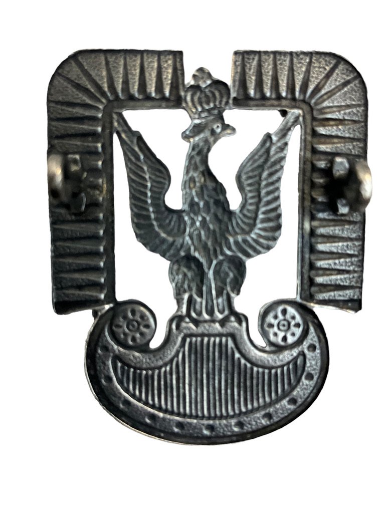 WW2 Poland Polish Enlisted Air Force Cap Badge