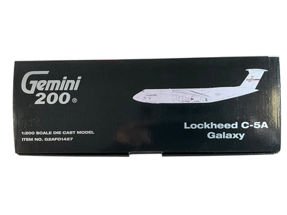 1/200 Gemini200 (G2AFO1427) Lockheed C5A Galaxy ((80222) "Martinsburg" West Virginia Air National Guard, 167th AW, U.S.A.F. (Limited Edition) 2025 Release