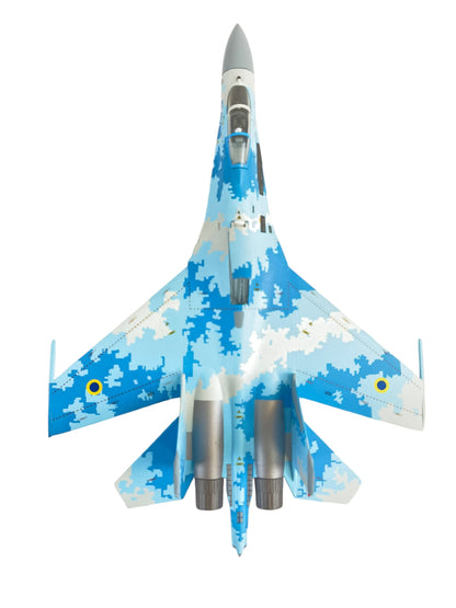 Ukrainian Air Force Sukhoi Su-27 Flanker JC Wings 1:72 Scale Die Cast Model NIB Digital Pattern