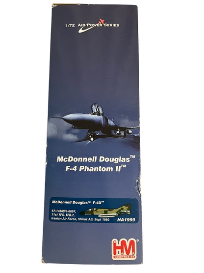 1/72 HobbyMaster (HA1999) McDonnell Douglas F4D Phantom II (67-14869/3-6697) Shiraz AB, Sept 1980, 71st TFS, TFB.7, Islamic Republic of Iran Air Force (Limited Edition)