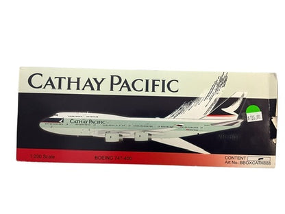 1/200 Blue Box (BBOX-CX-02 / BBOX-CATH-888) Boeing B747-467 (VR-HOT) "1994 Brush Wing Livery" Cathay Pacific (Limited Edition #115 of ONLY 240) 2013 Release