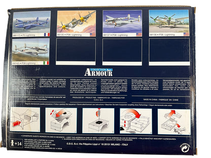 1/48 Armour/Franklin Mint (98170) Lockheed P38 Lightning "Jandina IV" flown by Major J.T.Robbins (22 Kills) 80FS-8FG U.S.A.A.F. (Limited Edition) P38 2001 Release