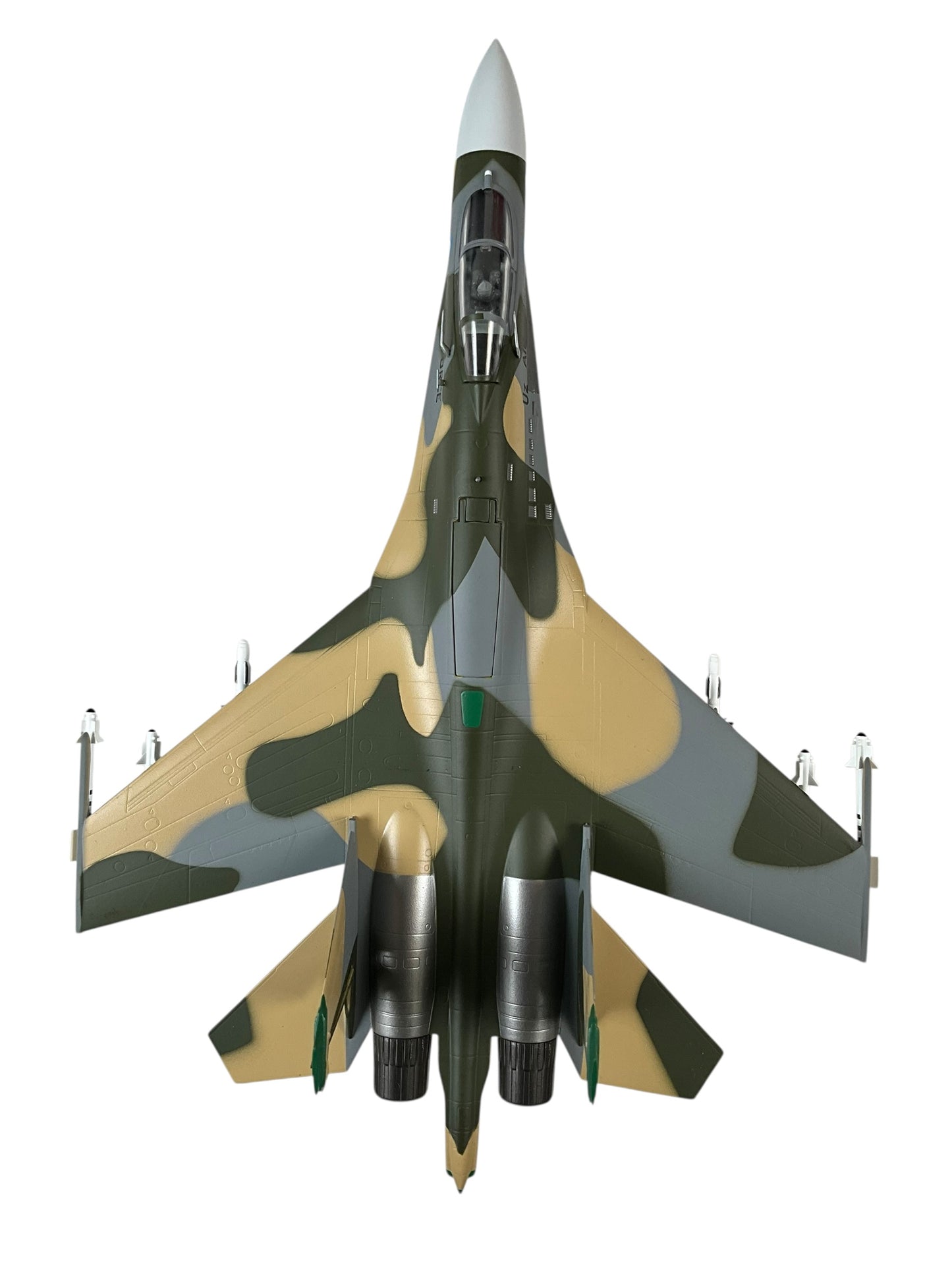 1/72 (Witty Wings) Sky Guardians (WTW-72-014-008) Sukhoi SU27 Flanker-B (White 21) Green/Tan/Grey Splotch Pattern Camo, Chirchik AB, 59th Fighter-Bomber Aviation Regiment, Uzbek Air Force (Limited Edition) 2001 Release