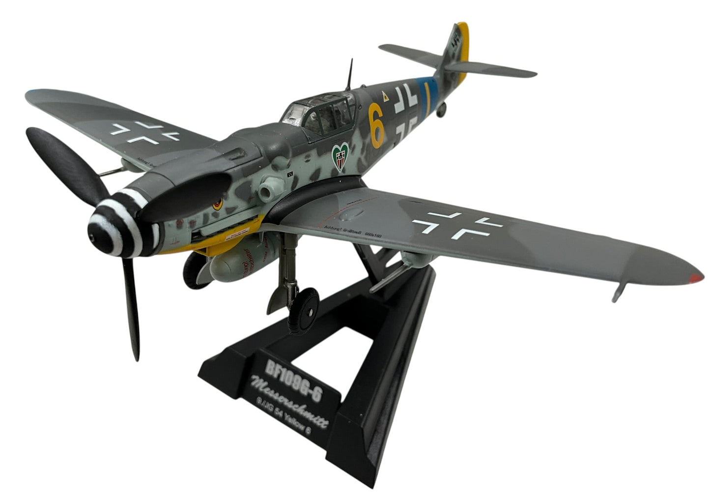 1/72 Witty Wings (WTW72-003-007) Messerschmitt Bf109G-6 (Yellow 6) flown by Obfw. Heinrich Bartels, II/J27, JG54, WWII, Drittes Reich, Luftwaffe (Limited Edition)