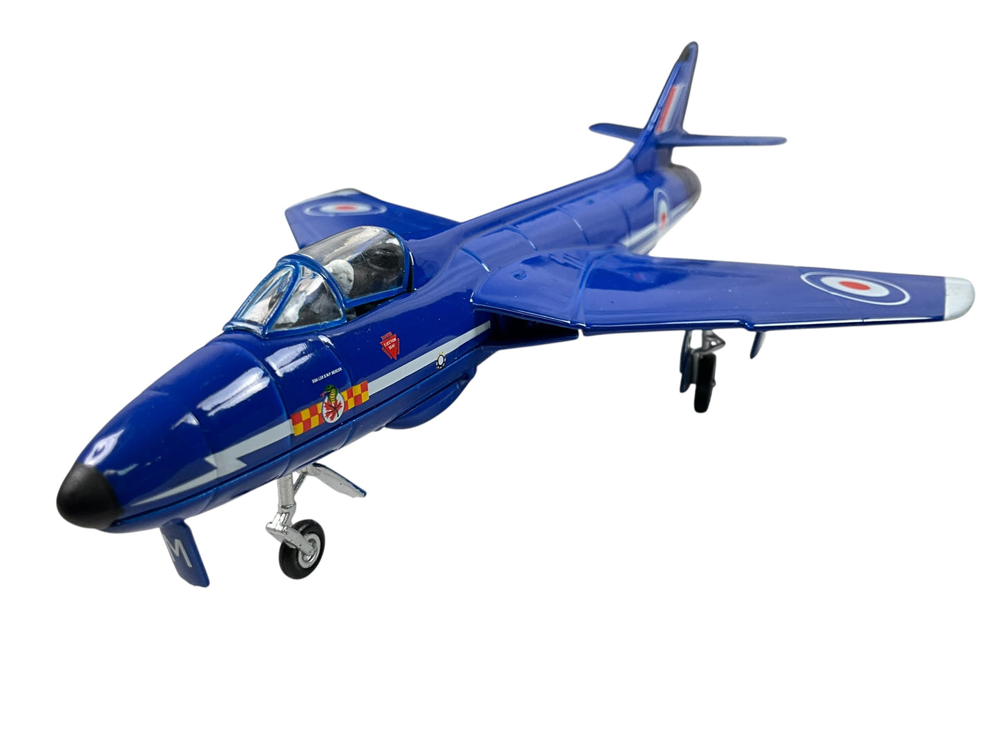 1/72 Corgi (AA32701) Hawker Hunter F Mk.6 flown by S/L Brian Mercer of the "Blue Diamonds" at  Leconfield, Lincolnshire 1961-62, 92 Sqdn R.A.F. (Limited Edition #2081 of Only 4000)