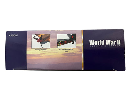 1/72 Corgi (AA30701) Hawker Hurricane IIB (BD930 / R) Western Desert 1942 No.73 Sqdn R.A.F. (Limited Edition) 2002 Release