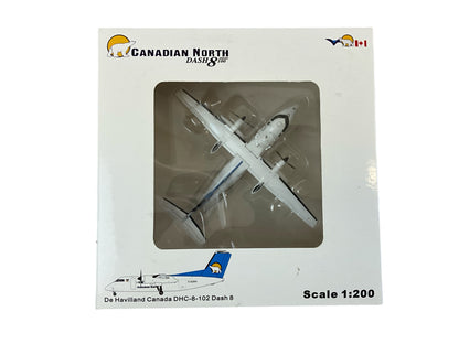 1/200 JC Wings (JC2013) DeHavilland DHC8 "Dash8-102" (C-GZKH) Canadian North (Limited Edition)